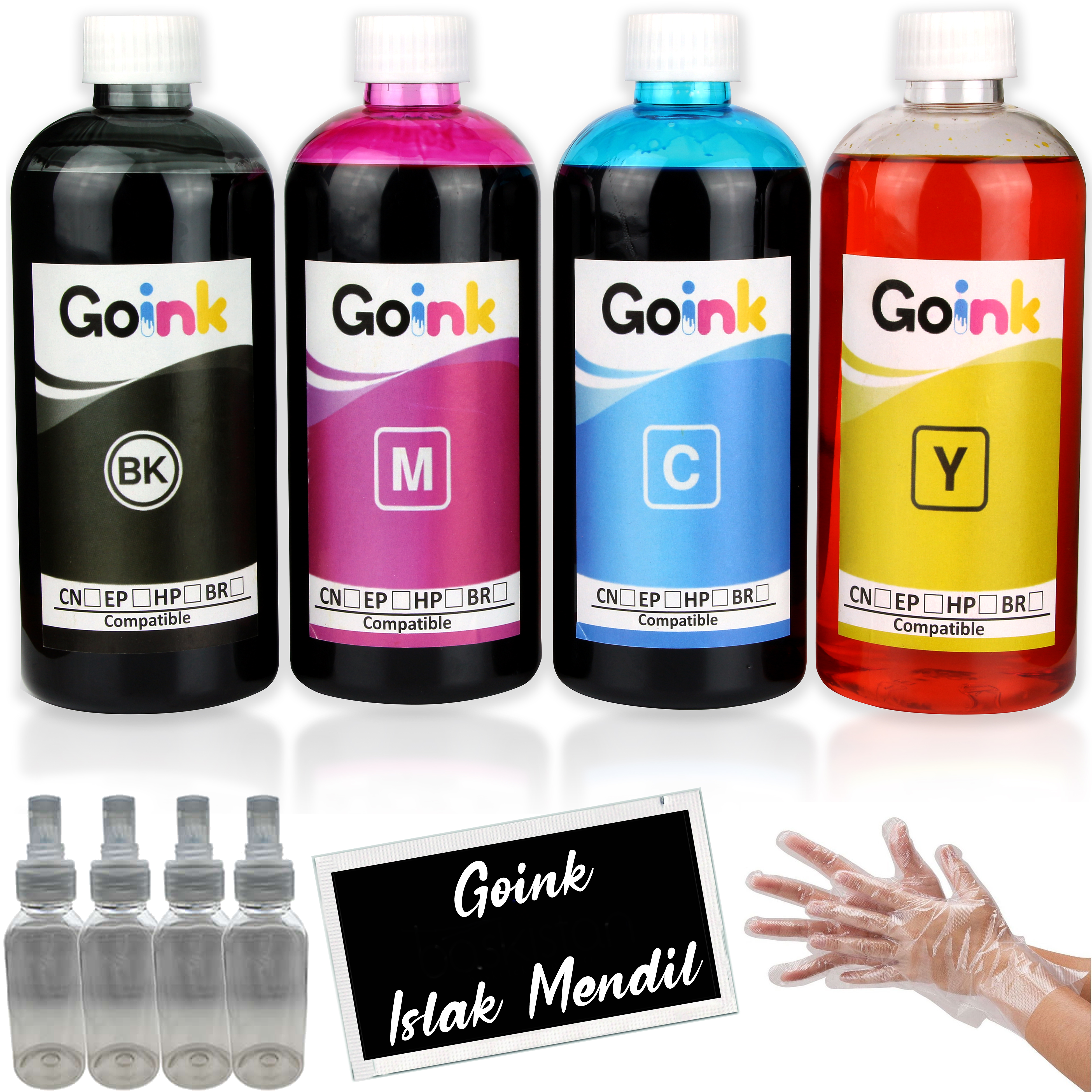 Goink Epson 103 Mürekkep 4x500 ml Set — 15.000 Sayfa