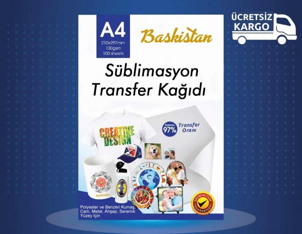 Isı Transfer Kağıdı A4 — 10 Adet (Koyu Zemin)